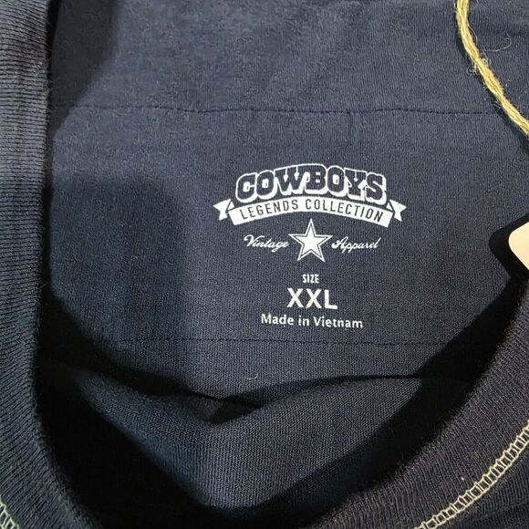 Dallas Cowboys Legends Collection Color Block #12 STAUBACH T-Shirt Size XXL NWT - Picture 7 of 10
